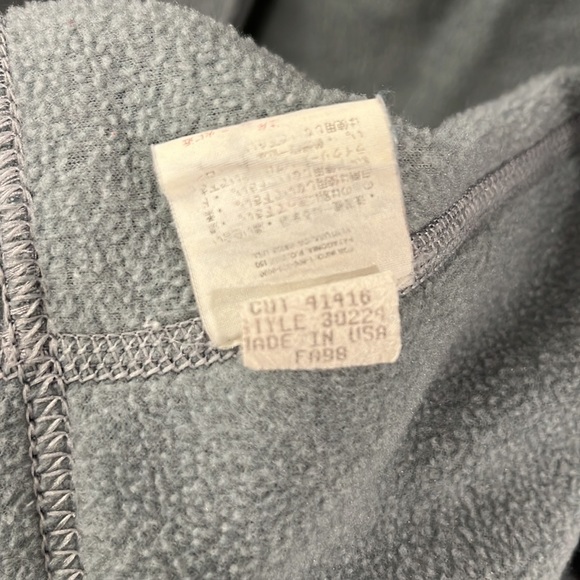Vintage Patagonia 1998 Gray Synchilla Full Zip Fleece Jacket Size M El Capilene - Picture 7 of 16